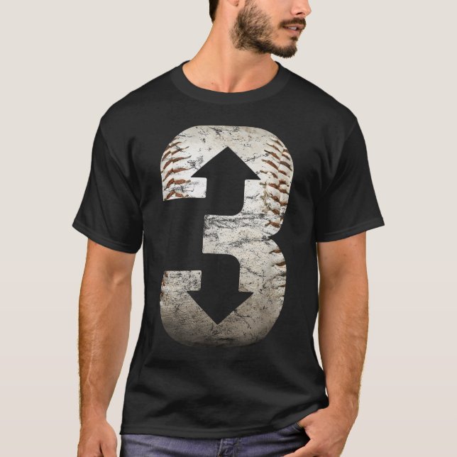 3 Up 3 Down Three Up Three Down T-Shirt (Front)