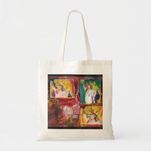 3 USA statue of liberty painting bags