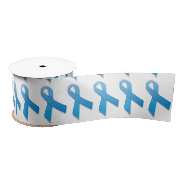 3" Wide Satin Prostate Cancer Awareness Ribbon Satin Ribbon (Spool)