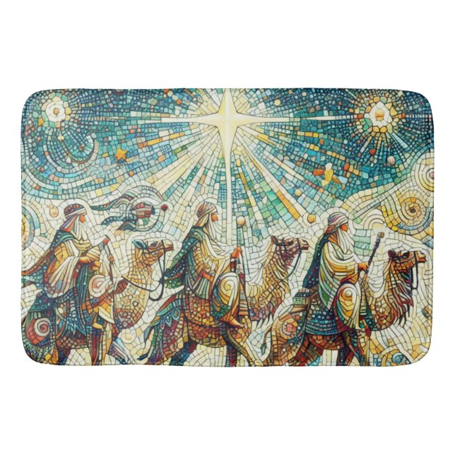 3 Wise men Bath Mat (Front)