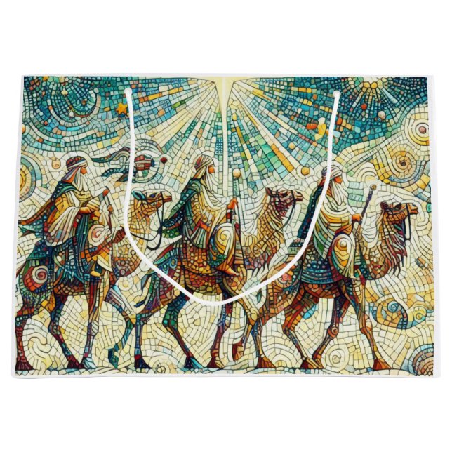 3 Wise men Large Gift Bag (Front)
