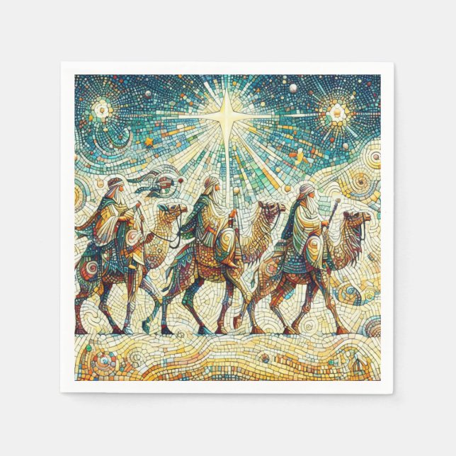 3 Wise men Napkin (Front)