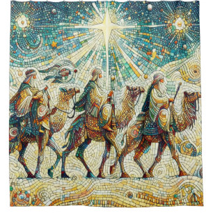 3 Wise men Shower Curtain