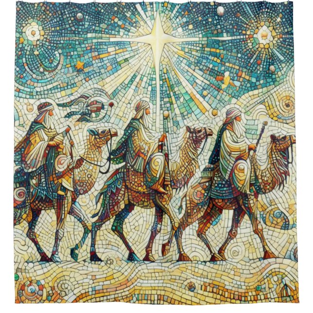 3 Wise men Shower Curtain (Front)