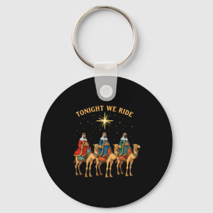 3 Wise Men Tonight We Ride Christmas Key Ring
