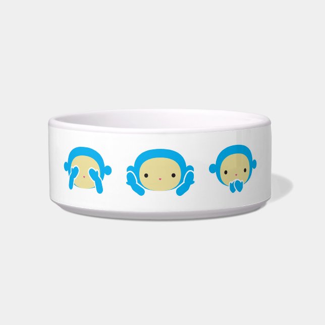 3 Wise Monkeys Bowl (Front)