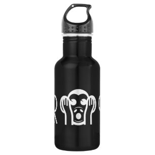 3 Wise Monkeys Emoji 532 Ml Water Bottle