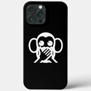 3 Wise Monkeys Iwazaru 言わざる Speak NO Evil  iPhone 13 Pro Max Case