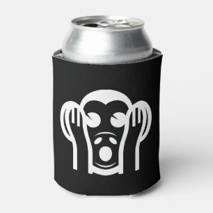 3 Wise Monkeys Kikazaru 聞かざる Hear NO Evil Emoji Can Cooler