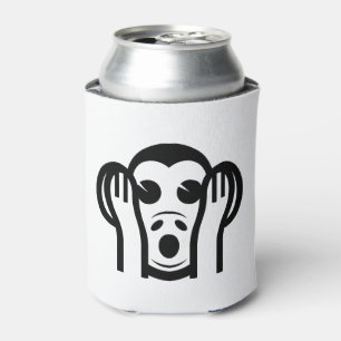 3 Wise Monkeys Kikazaru 聞かざる Hear NO Evil Emoji Can Cooler
