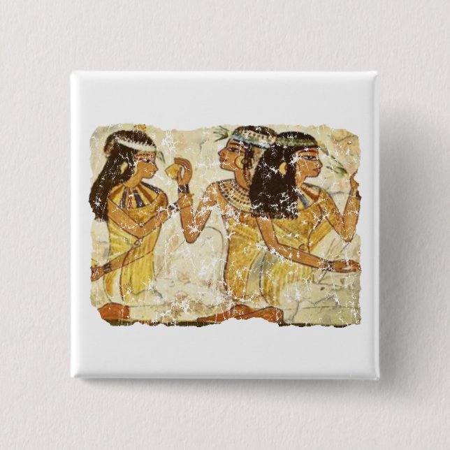 3 women 15 cm square badge (Front)