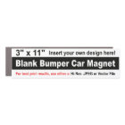 3" x 11" Design Your Own Bumper