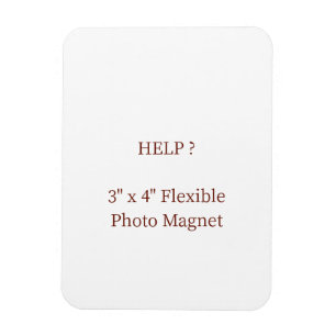 3" x 4" Flexible Photo Magnet