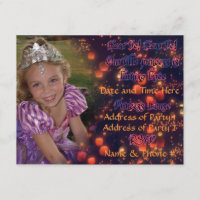 3 Year Old Princess Birthday Invitations