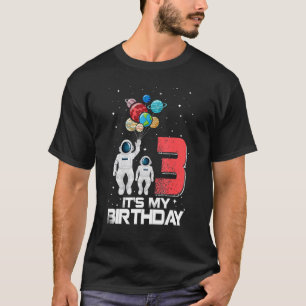 3 Years Old Gifts It's My 3rd Birthday Boys Kids A T-Shirt