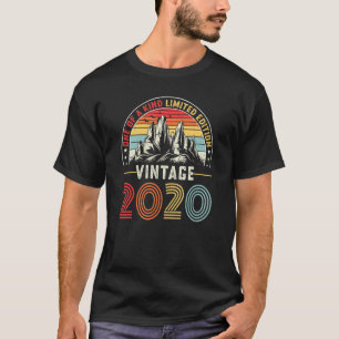 3 Years Old Vintage 2020  3rd Birthday Gift T-Shirt