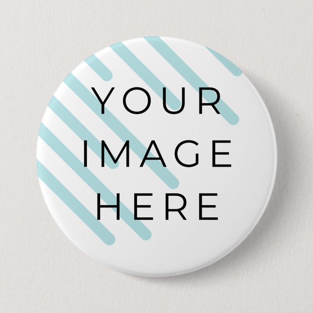 3" Your image here 7.5 Cm Round Badge (Front)