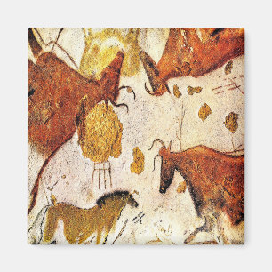3c   Ancient Lascaux Bulls Magnet