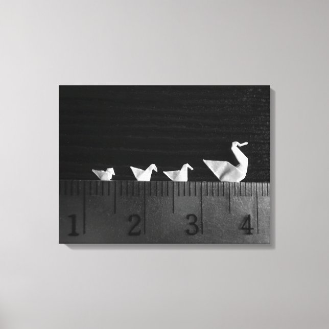 3cm Family Swim Canvas Print (Front)