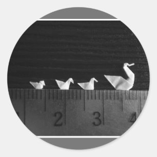 3cm Family Swim Classic Round Sticker