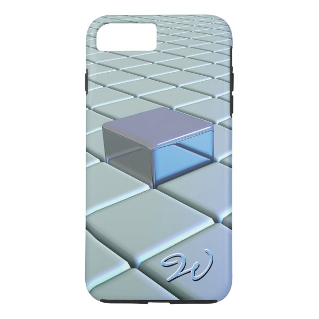 3D 3 Grid Case-Mate iPhone Case (Back)