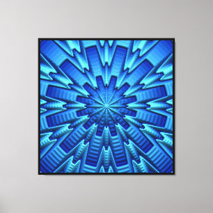 3D Abstract Art 1A Canvas Print