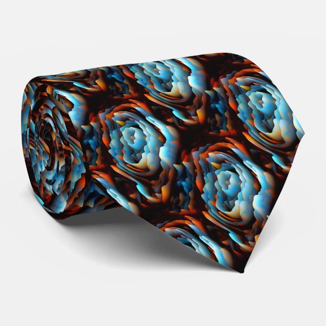 3D Abstract Art 20A-20B Options Tie (Rolled)