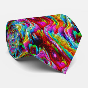 3D Abstract Art 21A-21B Options Tie