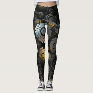 3D Abstract Art 25 Leggings