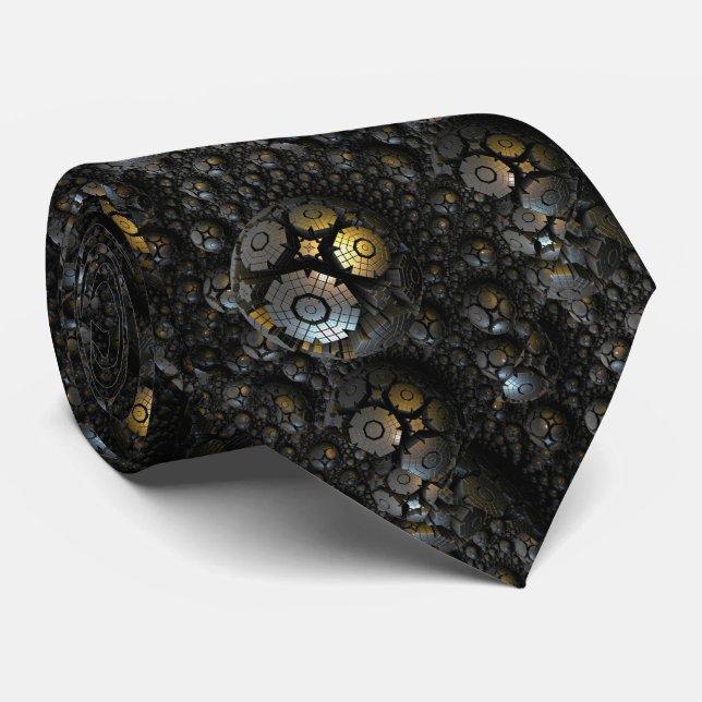 3D Abstract Art 25 Tie (Rolled)