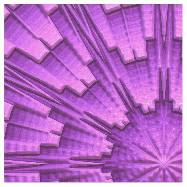 3D Abstract Art 3 Custom Fabric (Close Up)