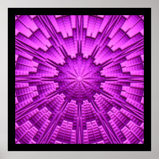 3D Abstract Art 3 Poster