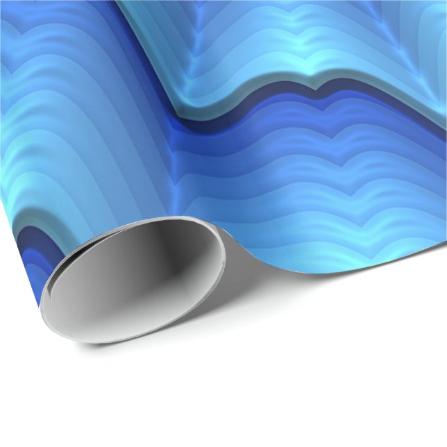 3D Abstract Art 4 Wrapping Paper (Roll Corner)