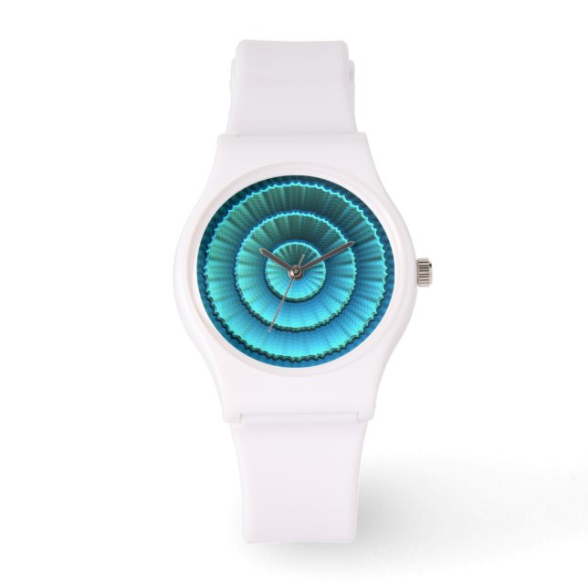 3D Abstract Art 8 Watch & Numeral Options (Front)