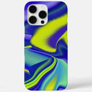3D Abstract in green blue purple iPhone 16 Pro Max Case