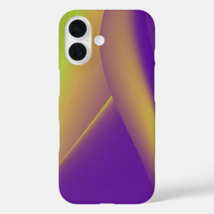 3D Abstract Rainbow Art iPhone 16 Case