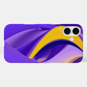 3D Abstract Rainbow Art iPhone 16 Plus Case