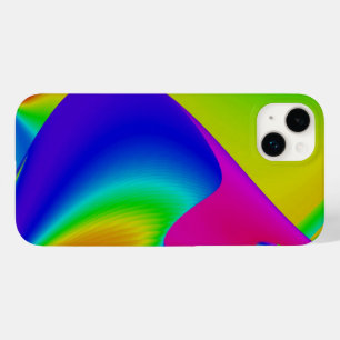 3D Abstract Rainbow Art Case-Mate iPhone 14 Plus Case