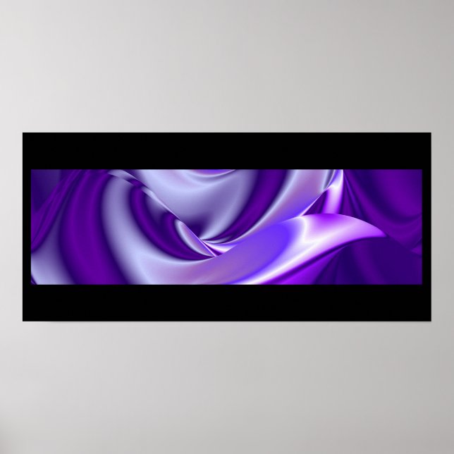 3D Abstract Rainbow Art Poster (Front)