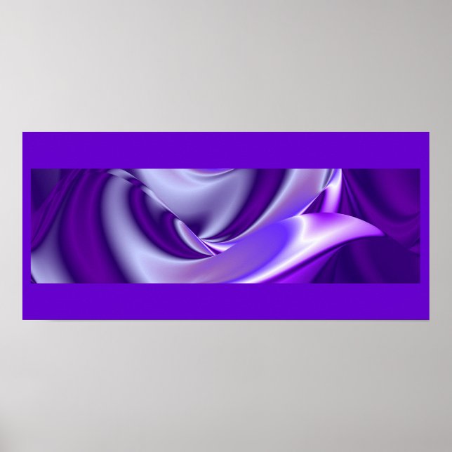 3D Abstract Rainbow Art Poster (Front)