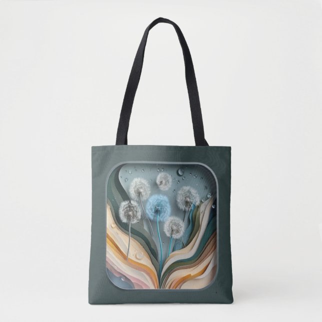 3D Ai Paper Craft Tote Bag (Front)