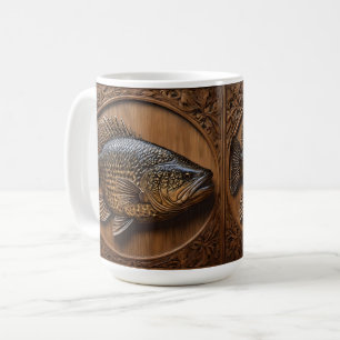 3D Australian Murray Cod Textured Print, Coffee Mug
