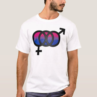 3D Bisexual Symbol T-Shirt