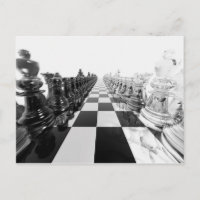 3D Black and White Chess Board