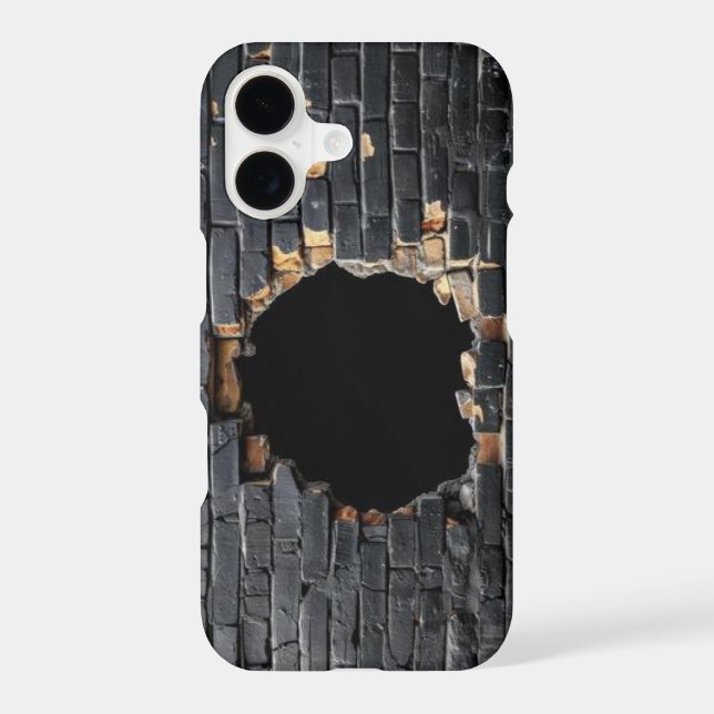 3D Black Art Wall iPhone Case Mate (Back)