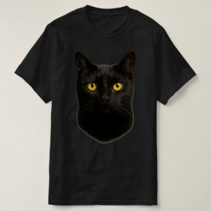 3D Black Cat - Realistic Feline Cute Cat Lover T-Shirt