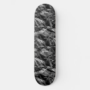 3d Black Rough Texture Paper Pattern Design  Skateboard