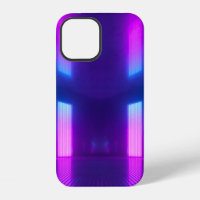 3d, blue pink violet neon abstract background, ult