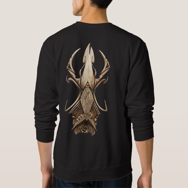  3D Bone Fusion Tattoo Art Sweatshirt (Back)