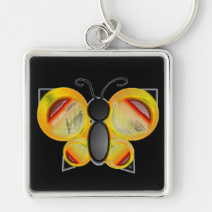 3D Butterfly Key Ring
